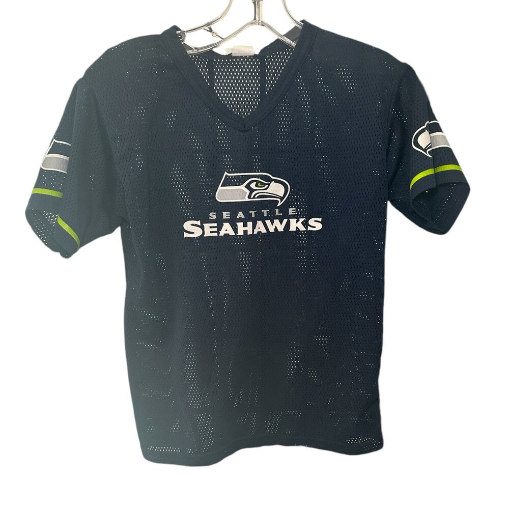 Seattle Seahawks Franklin Mesh Jersey Shirt Youth Size Medium